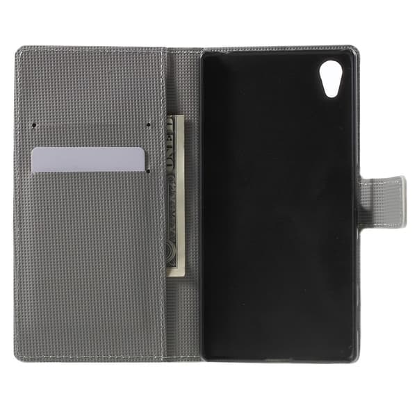 Sony Xperia Z5 Lommebokveske Zebra Stripes Black