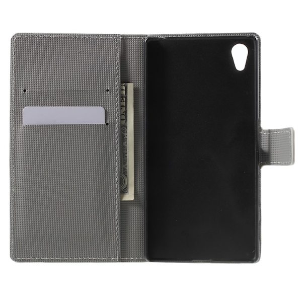 Sony Xperia Z5 Plånboksfodral Zebra Stripes Black