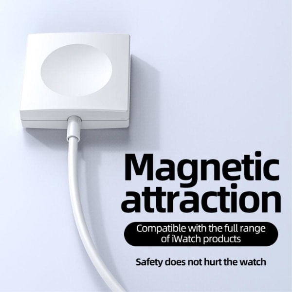 Apple Watch trådlös laddare Smart Watch Laddningsdocka - Svart Svart