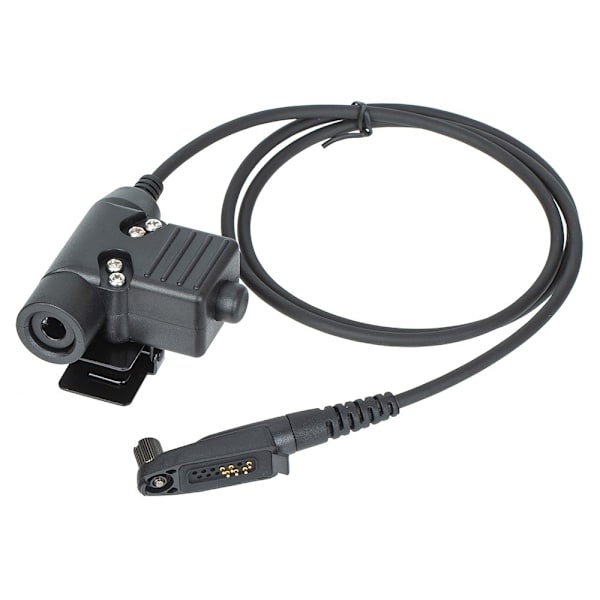 för Motorola GP328Plus Walkie Talkie Headset U94 PTT Tvåvägsradio Svart
