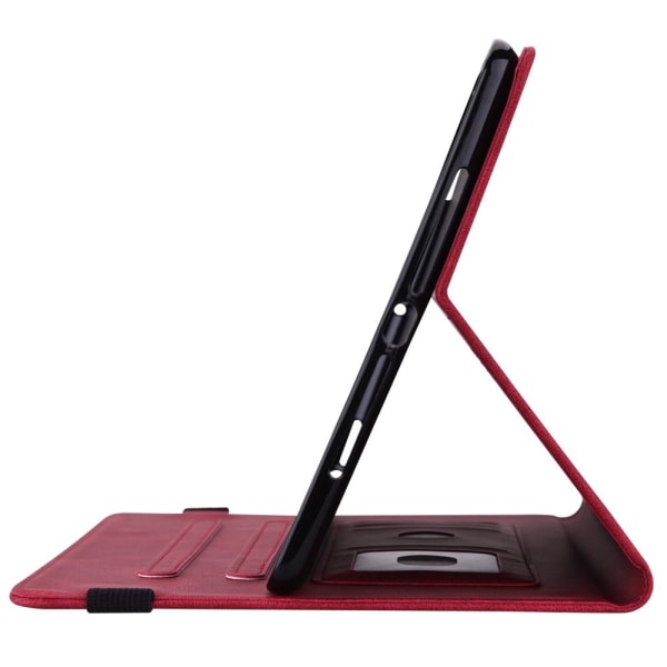 Til iPad 10.9 (2022) Tabletetui Cover Buterfly Imprinting - Rød Red
