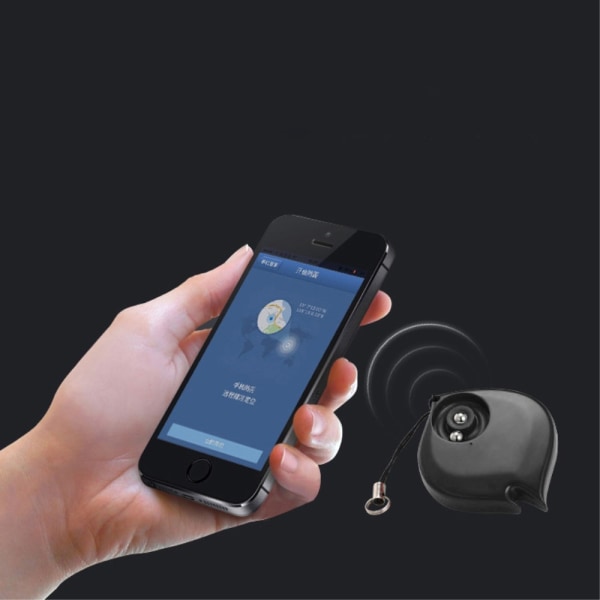 Mini Pressure Release Bluetooth 4.0 Anti-kadon Alarm Smart Tracke Black