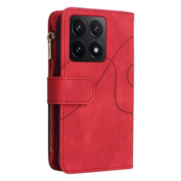 KT Wallet Case til Xiaomi 14T Red