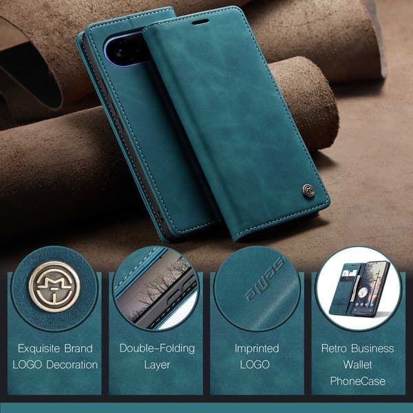 CASEME Pungcover med Stander til Google Pixel 11 Pro XL Blue