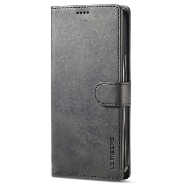 LC.IMEEKE Wallet Case till iPhone 15 Pro Max - Svart Svart