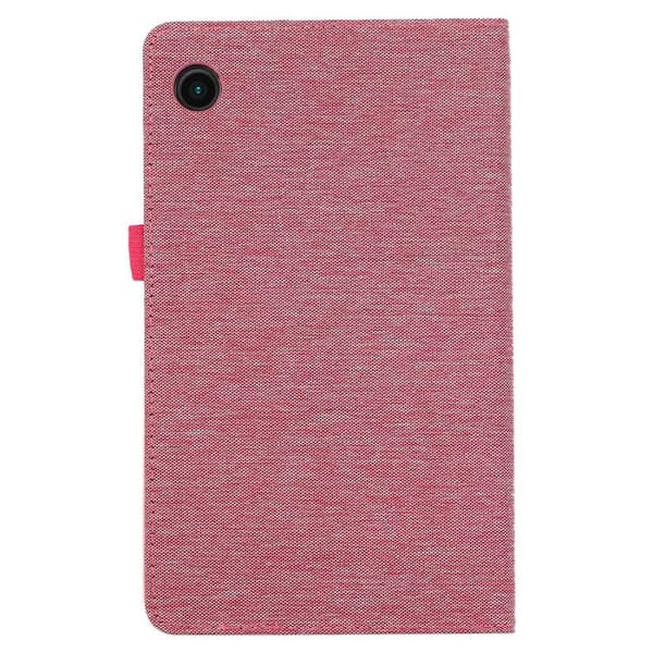 Samsung Galaxy Tab A9+ Tabletetui Dækstofstruktur Pink