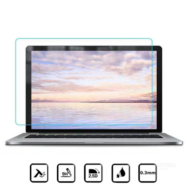 Apple Macbook Pro 13 2020 hærdet glas Transparent