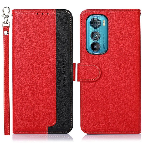 KHAZNEH puhelimen cover Motorola Edge 30 5G -puhelimelle - punainen/musta Red