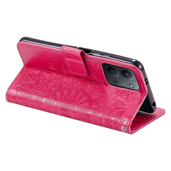 För Xiaomi Redmi 15C Stativfodral Totem Plånboksfodral Rosa
