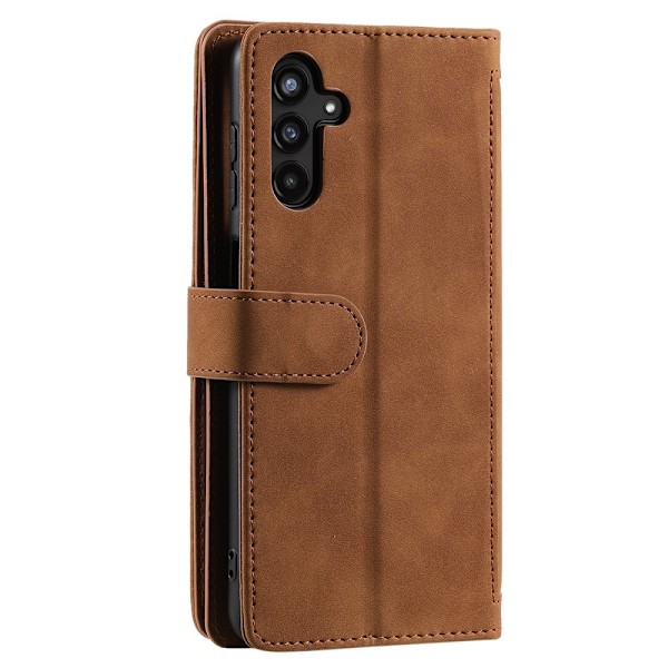 Samsung Galaxy A26 5G Kuori Vetoketjutaskulla ja 9 Korttipaikalla Brown