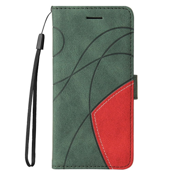 Til Google Pixel 8 KT-serie-1 dobbeltfarve etui - Grøn Green