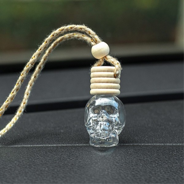 kranium glasflaske parfumeflaske trælåg beholder til væske Transparent
