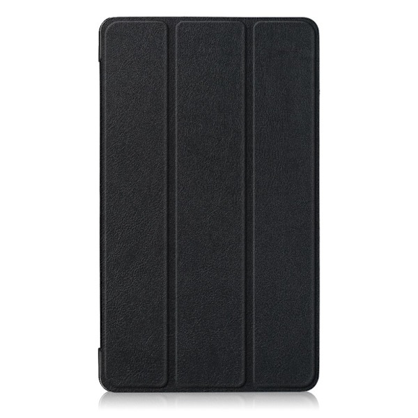 Lenovo Tab E7 TB-7104F Trifoldet stativ PU Læder Beskyttelsesetui Black