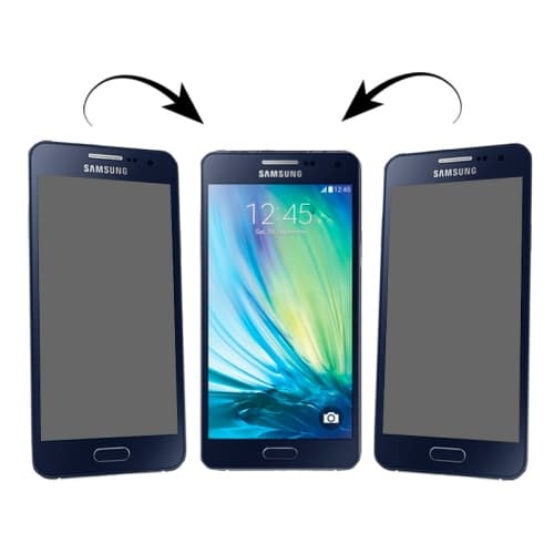 Insynsskydd / Privacy Näytönsuoja - Samsung Galaxy A3 Transparent