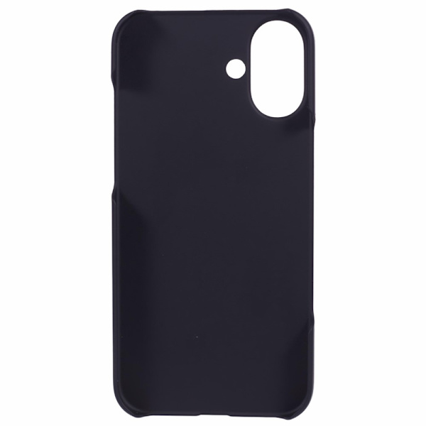 Deksel for iPhone 16 Plus - støtsikker, hardt gummiert deksel Black
