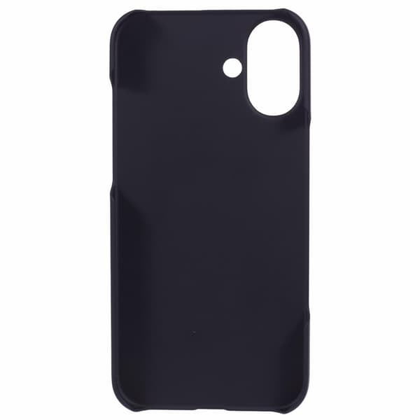 Etui Cover til iPhone 16 Plus Stødsikkert hårdt gummibelagt telefoncover Black