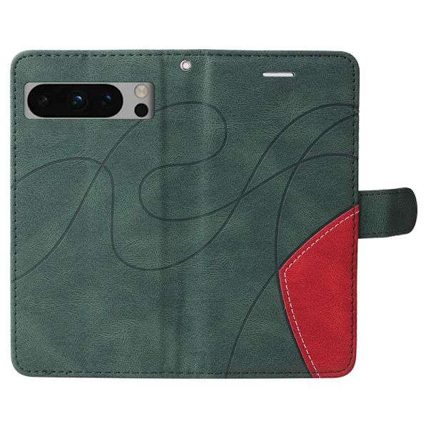 Google Pixel 8 Pro KT Series-1 Kahden Värin Kotelo Remmillä Green