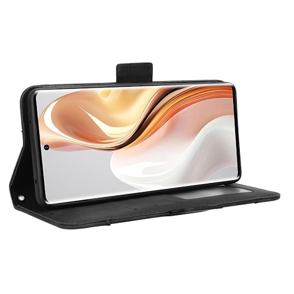 Till Ulefone Note 17 Pro Flera kortplatser Plånboksfodral skyddande Svart