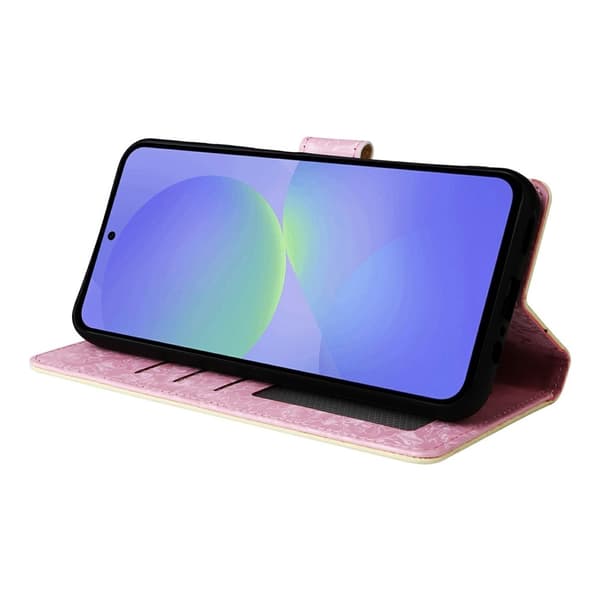 Til Samsung Galaxy A37 5G blomsterdeksel Yellow