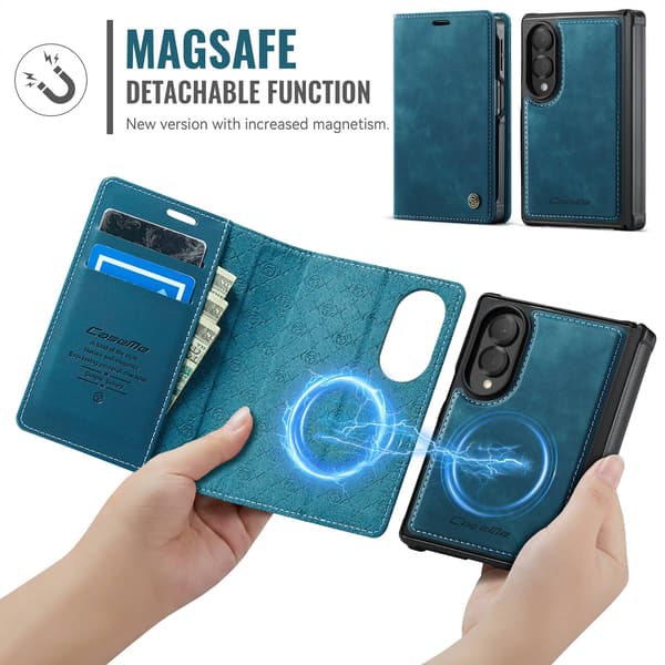 CASEME Magnetiskt plånboksfodral till Samsung Galaxy Z Fold8 Grön