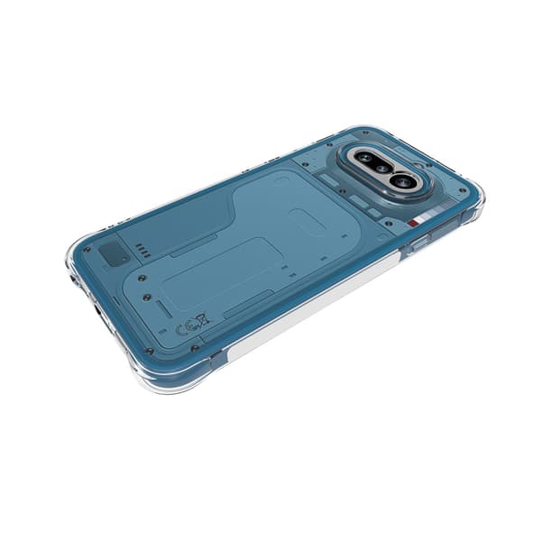 WANLONFENG Mobilskal med Skärmskydd för Nothing Phone (4a) Transparent