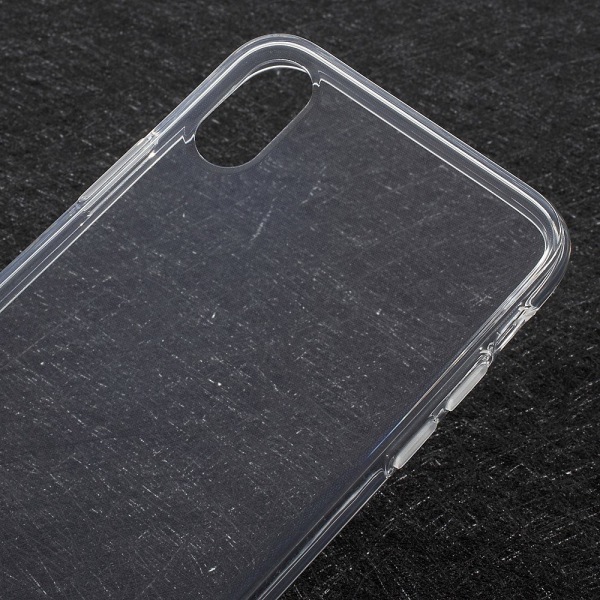 Gennemsigtig blød TPU-telefontaske til iPhone X / XS - Gennemsigtig Transparent