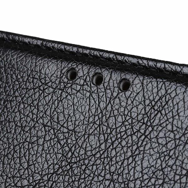 Samsung Galaxy Note 10 Lommebok - cover Teksturert Split - Sort Black