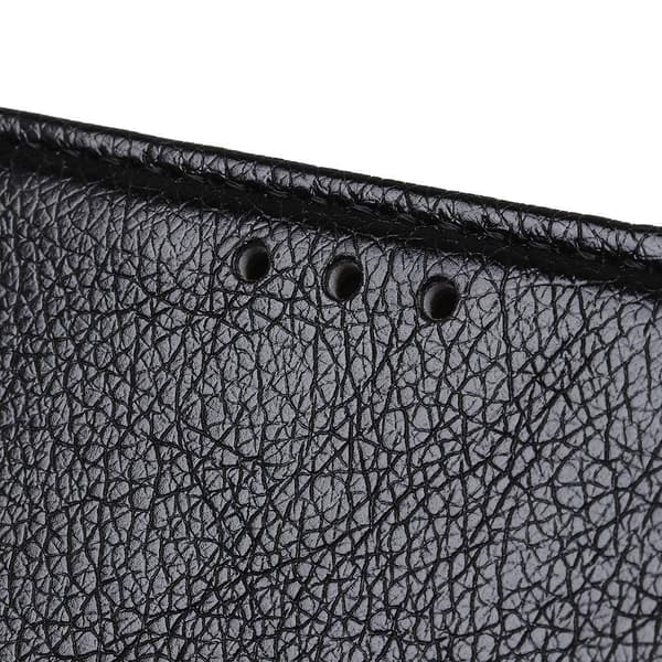 Samsung Galaxy Note 10 Lommebok - deksel Teksturert Split - Svart Black