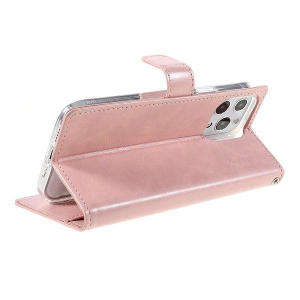 MERCURY CASE Blue Moon lompakkokotelo iPhone 13 Pro Max - vaaleanpunainen Pink