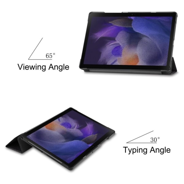 Trifoldet stativetui til Samsung Galaxy Tab A8 10.5" (2021) - Rø Multicolor
