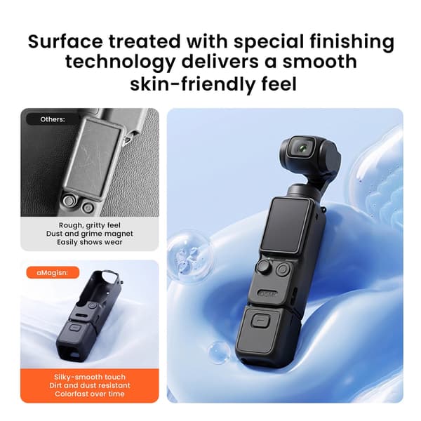 3-i-1-beskyttelsesetui/-deksel til DJI Osmo Pocket 4-actionkamera Black