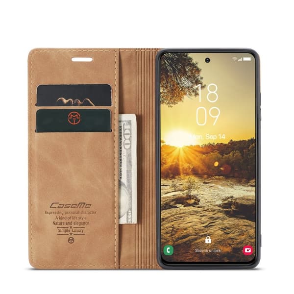 CASEME Plånboksfodral Samsung Galaxy S25+ (S25 Plus) - Brun Brun