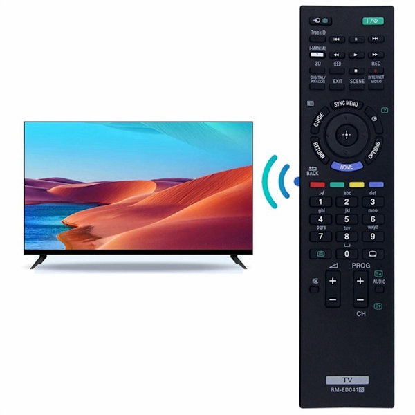Fjernkontrollerstatning for RM-ED041 For Sony TV Black