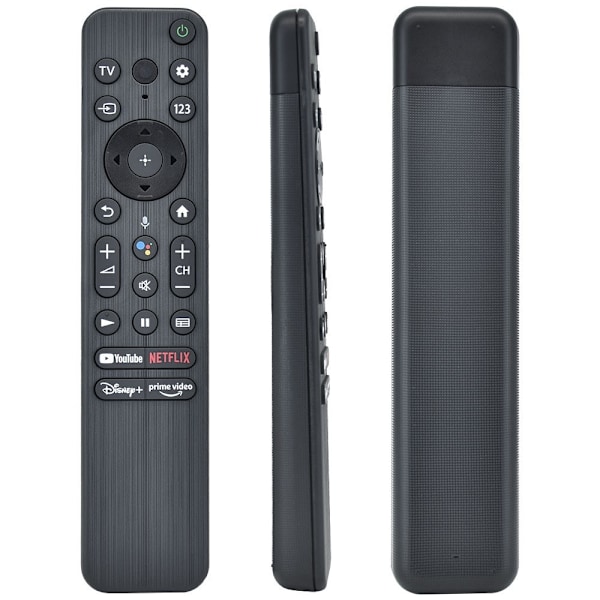 TV Remote Control Replacement RMF-TX800U Voice For Sony Smart TV KD-85X85K XR-42A90K Black