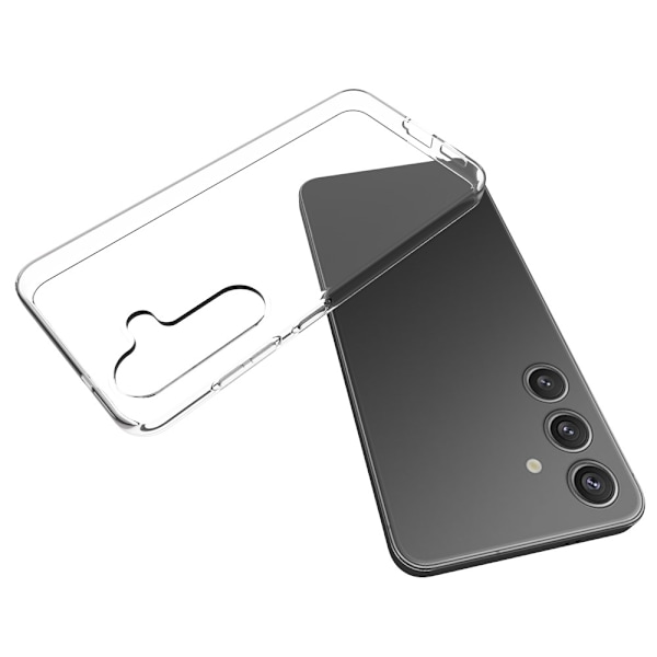 Till Samsung Galaxy S25 Fodral TPU Skal Baksida Transparent