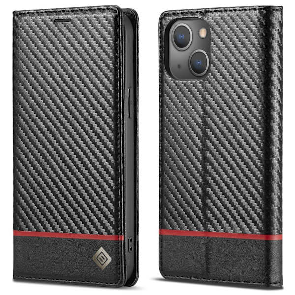 LC.IMEEKE Pung Taske til iPhone 15 - Sort Black