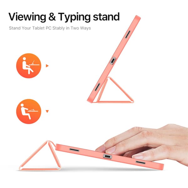 DUX DUCIS Tri-fold Stand Samsung Galaxy Tab S11 Pink