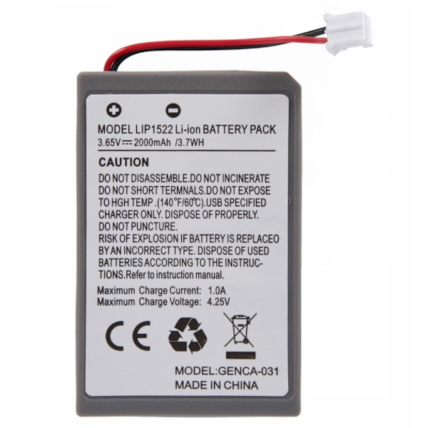 Batteri for Sony Playstation 4 Slim / PS4 Slim 3.7V 2000mAh Grey