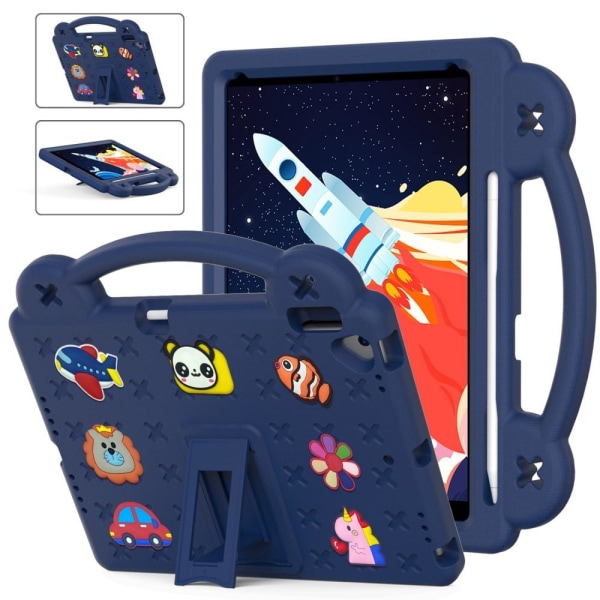 Apple iPad 10.2 2021 2020 2019 EVA Foam Stand Skal Fodral - Mörk Mörkblå
