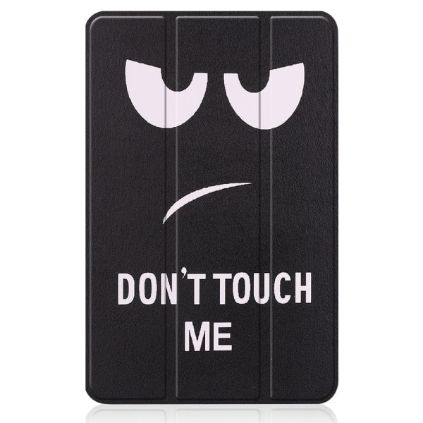 Tablet Stand Slim Fit Cover For Nokia T20  - Don't Touch Me Black