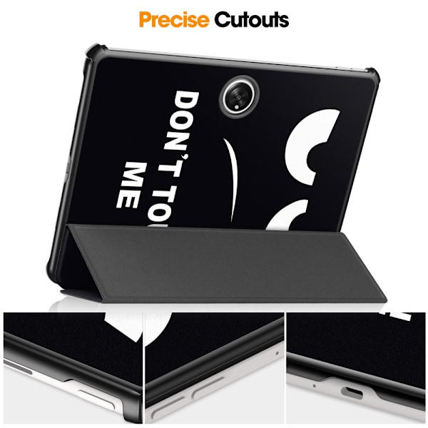 Til OnePlus Pad Trifold Stand Tabletcover - etui - Rør ikke ved mig Multicolor