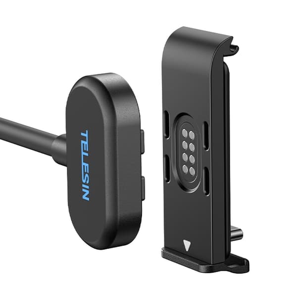 Til GoPro Hero 13 12 11 10 9 Magnetisk opladerkabel Vandtæt Quick Release Black