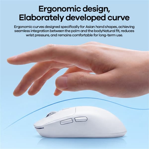 Datormus Trådlös mus REMAX WM-01 2.4G Bluetooth DPI Justerbar Ergonomisk Tyst Svart