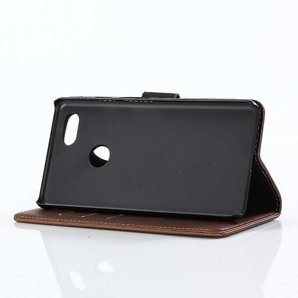 Retro Lommebok-deksel til Google Pixel 3 XL - Kaffe Black