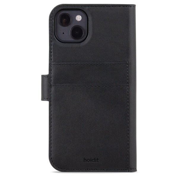 HOLDIT Wallet Case Magnet Plus Wallet etui til iPhone 15 Plus Black
