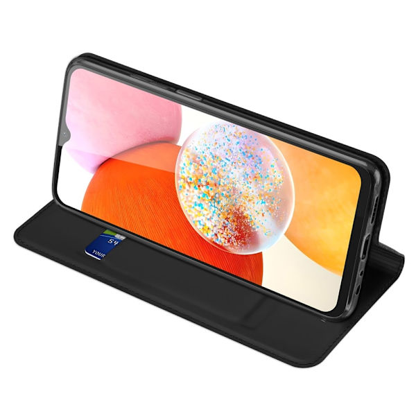 DUX DUCIS Skin Pro -sarjan kotelo korttipaikalla Samsung Galaxy A15 Black
