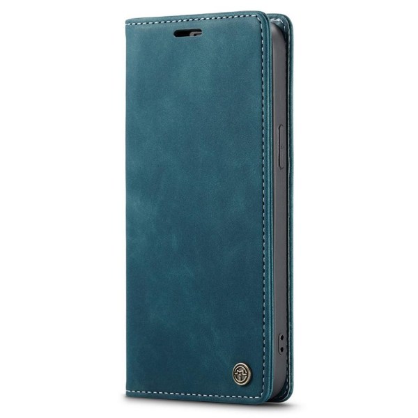 CASEME Retro Wallet Case for iPhone 13 Pro - Blue Blue