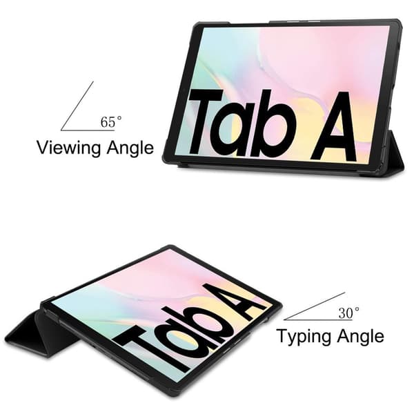 Kolminkertainen telinekotelo Samsung Galaxy Tab A7 10.4" Black