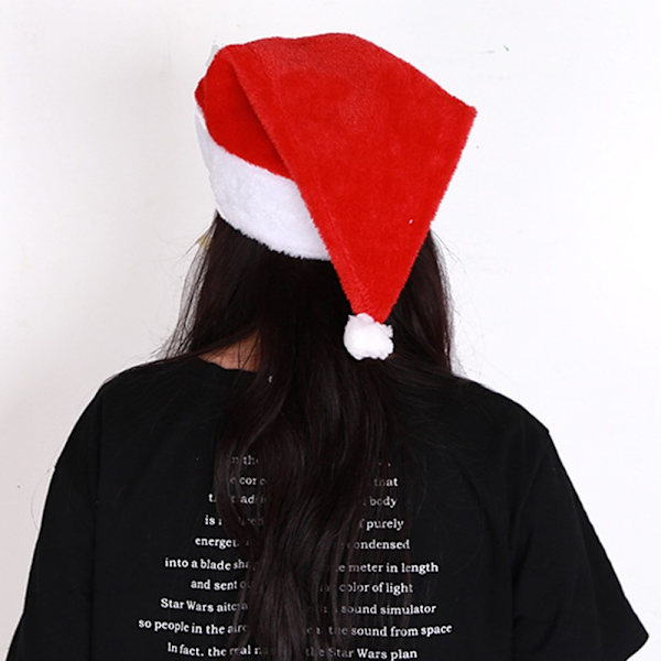 Nissehue Julehue Jul Nisse Julefest Dress up - Blinkende julemand Red