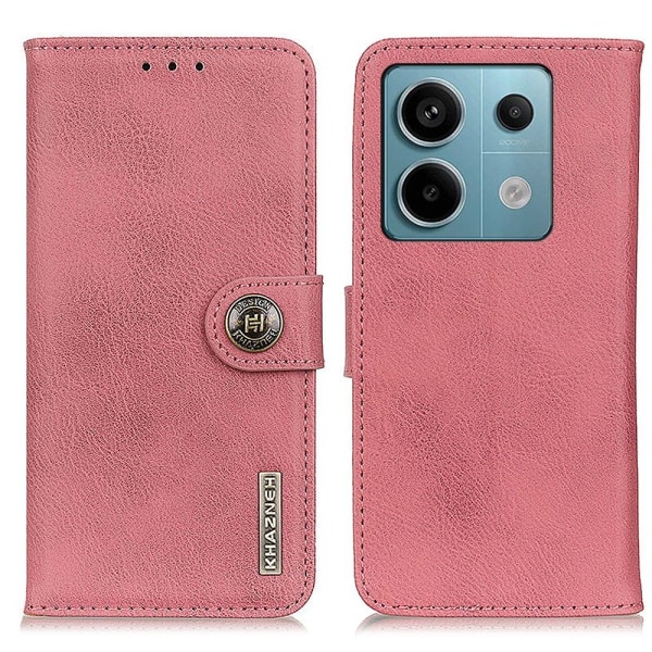 Til Xiaomi Redmi Note 13 Pro 5G Case Shell KHAZNEH Lyserød Transparent